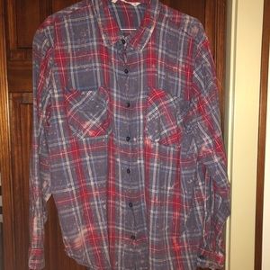 Vintage wash flannel